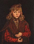 CRANACH, Lucas the Elder A Prince of Saxony dfg oil painting on canvas